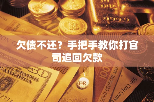 武汉欠债不还？手把手教你打官司追回欠款
