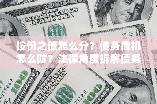 武汉按份之债怎么分？债务危机怎么防？法律角度拆解债务分配与风险自保指南