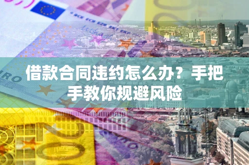 武汉借款合同违约怎么办？手把手教你规避风险
