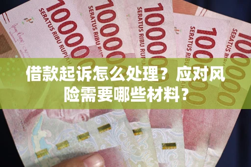 武汉借款起诉怎么处理？应对风险需要哪些材料？