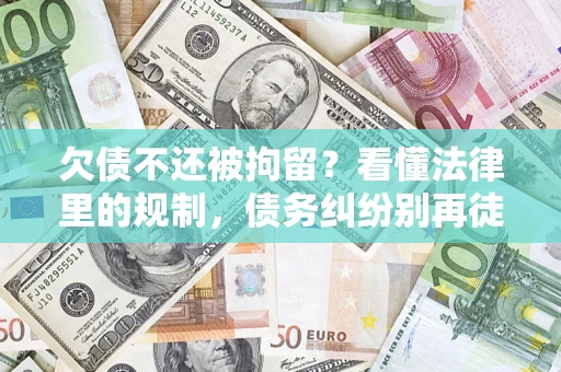 武汉欠债不还被拘留？看懂法律里的规制，债务纠纷别再徒劳奔波