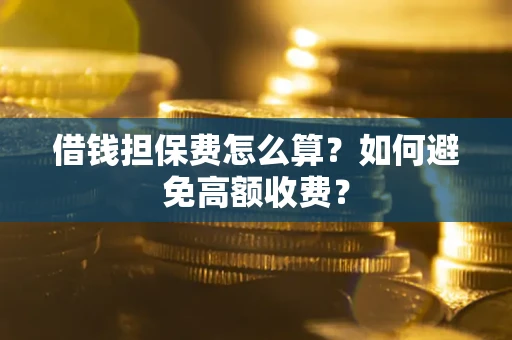 武汉借钱担保费怎么算？如何避免高额收费？