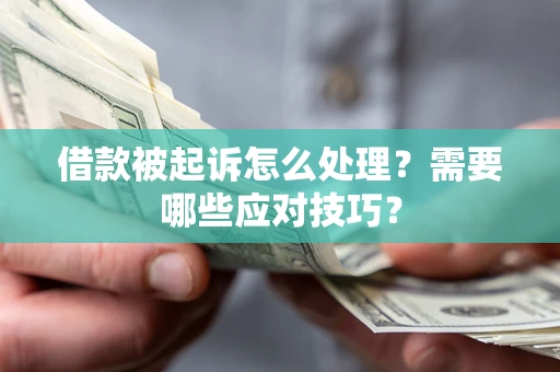 武汉借款被起诉怎么处理？需要哪些应对技巧？