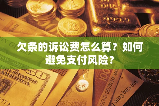 武汉欠条的诉讼费怎么算？如何避免支付风险？