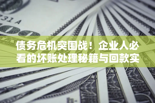 武汉债务危机突围战！企业人必看的坏账处理秘籍与回款实战指南
